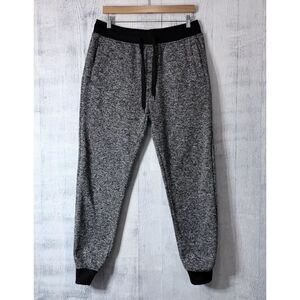 South Pole Joggers Men XL Gray/Black Y2K Sweatpants Pockets Fleece Athleisure